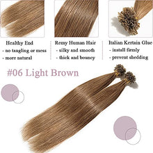 Load image into Gallery viewer, Keratin Fushion Bonded U Tip Human Hair Extensions - 100 Strands/Pack 50g Wig Store
