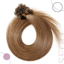 Load image into Gallery viewer, Keratin Fushion Bonded U Tip Human Hair Extensions - 100 Strands/Pack 50g Wig Store
