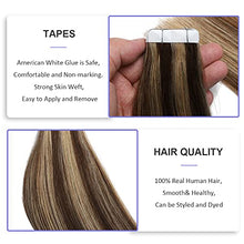 Load image into Gallery viewer, Human Hair Tape in Extensions Ombre Baylage Hair 14 Inch Tape in Extensions Wig Store
