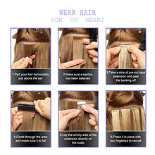 Load image into Gallery viewer, Human Hair Tape in Extensions Ombre Baylage Hair 14 Inch Tape in Extensions Wig Store
