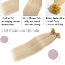 Load image into Gallery viewer, Keratin Fushion Bonded U Tip Human Hair Extensions - 100 Strands/Pack 50g Wig Store
