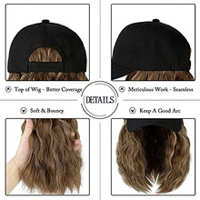 Load image into Gallery viewer, Baseball Cap Hair with 14 Inch Wavy Hair Wig Store
