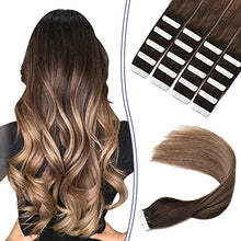 Load image into Gallery viewer, Human Hair Tape in Extensions Ombre Baylage Hair 14 Inch Tape in Extensions Wig Store
