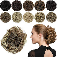 Load image into Gallery viewer, Classic Curly Chignon Hairpiece Bun Wig Store
