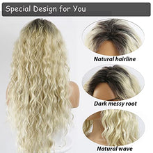 Load image into Gallery viewer, Curly blonde brown reverse ombre wig Wig Store 
