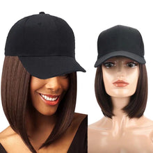 Load image into Gallery viewer, Hat Hair Extension Baseball Cap
