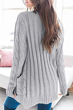 Load image into Gallery viewer, Long Sleeve Cable Knit Sweater Womens Clothes Sale
