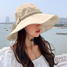 Load image into Gallery viewer, Women&#39;s Beach Sun Hat Ultra Wide Brim Wig Store 
