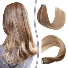 Load image into Gallery viewer, Human Hair Tape in Extensions Ombre Baylage Hair 14 Inch Tape in Extensions Wig Store
