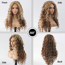 Load image into Gallery viewer, Curly blonde brown reverse ombre wig Wig Store 

