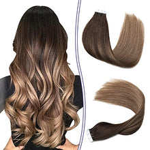 Load image into Gallery viewer, Human Hair Tape in Extensions Ombre Baylage Hair 14 Inch Tape in Extensions Wig Store
