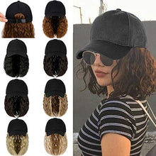 Load image into Gallery viewer, Baseball Cap Hair with 14 Inch Wavy Hair Wig Store
