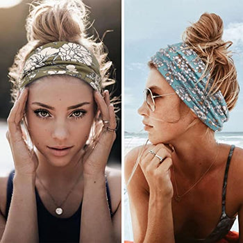 Yoga Boho Print Headbands Wig Store 