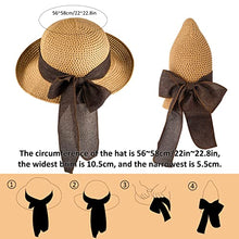 Load image into Gallery viewer, Roll Up Wide Rim Sun Hat for Women Fashion Store
