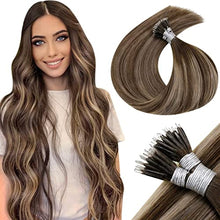 Load image into Gallery viewer, Balayage Nano Ring Human Hair Extensions Wig Store 
