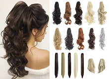 Load image into Gallery viewer, Clip in Hairpiece Ponytail Extension Claw Wig Store 
