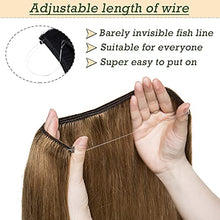 Load image into Gallery viewer, Remy Human Hair Invisible Wire Hair Extensions Wig Store
