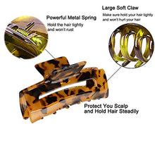 Load image into Gallery viewer, 4PCS Leopard Non-Slip Hair Claw Clip
