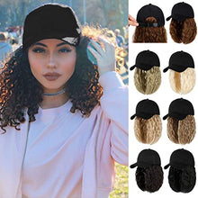 Load image into Gallery viewer, Baseball Cap Hair with 14 Inch Wavy Hair Wig Store
