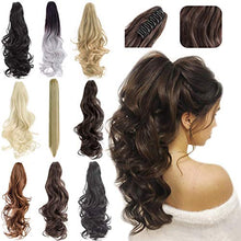Load image into Gallery viewer, Clip in Hairpiece Ponytail Extension Claw Wig Store 
