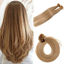 Load image into Gallery viewer, Keratin Fushion Bonded U Tip Human Hair Extensions - 100 Strands/Pack 50g Wig Store
