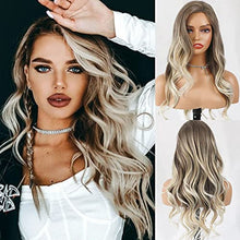 Load image into Gallery viewer, Curly blonde brown reverse ombre wig Wig Store 
