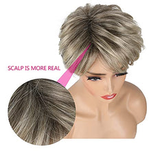 Load image into Gallery viewer, Short Blonde Wig Pixie Cut Wig Store 
