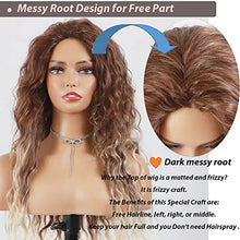 Load image into Gallery viewer, Curly blonde brown reverse ombre wig Wig Store 
