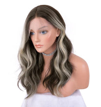 Load image into Gallery viewer, Brown Blonde Highlight Lace Front Wig
