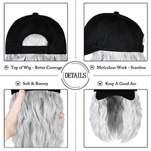 Load image into Gallery viewer, Baseball Cap Hair with 14 Inch Wavy Hair Wig Store
