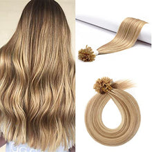 Load image into Gallery viewer, Keratin Fushion Bonded U Tip Human Hair Extensions - 100 Strands/Pack 50g Wig Store
