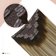 Load image into Gallery viewer, Human Hair Clip in Hair Extensions -7 Pcs set Wig Store
