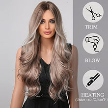 Load image into Gallery viewer, Long Blonde Wig Heat Resistant Fibre 24&quot; Wig Store
