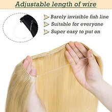 Load image into Gallery viewer, Remy Human Hair Invisible Wire Hair Extensions Wig Store
