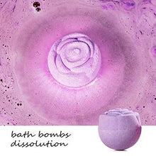 Load image into Gallery viewer, 6 piece rose handmade natural bath bomb kit
