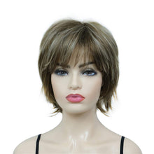 Load image into Gallery viewer, Short Layered Shaggy Synthetic Wig with Bangs
