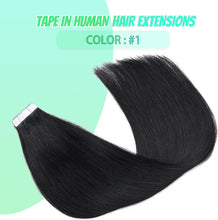 Load image into Gallery viewer, Seamless Skin Weft Tape in Human Hair Extensions
