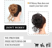 Load image into Gallery viewer, Messy Bun Hair Pieces Set of 6
