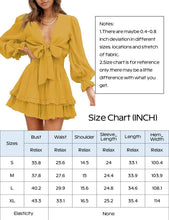 Load image into Gallery viewer, Ruffle High Waist Party Dress With Deep V Neck
