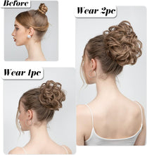 Load image into Gallery viewer, Messy Bun Hair Pieces Set of 6
