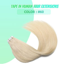 Load image into Gallery viewer, Seamless Skin Weft Tape in Human Hair Extensions
