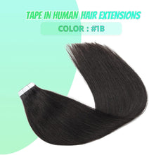 Load image into Gallery viewer, Seamless Skin Weft Tape in Human Hair Extensions
