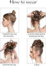 Load image into Gallery viewer, Messy Bun Hair Pieces Set of 6
