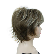Load image into Gallery viewer, Short Layered Shaggy Synthetic Wig with Bangs
