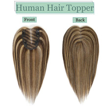 Load image into Gallery viewer, Real Human Hair Handmade Swiss Base Hair Topper
