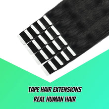 Load image into Gallery viewer, Seamless Skin Weft Tape in Human Hair Extensions
