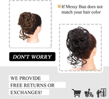 Load image into Gallery viewer, Messy Bun Hair Pieces Set of 6
