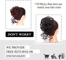 Load image into Gallery viewer, Messy Bun Hair Pieces Set of 6
