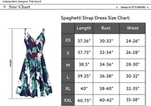 Load image into Gallery viewer, V Neck Spaghetti Strap Casual Dress with Pockets
