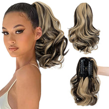 Load image into Gallery viewer, 12” Short Curly Claw Ponytail Extension Clip In On Hairpiece
